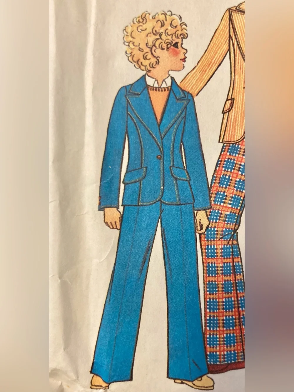 Vintage 70’s Simplicity Skirt Suit and Separates Sewing Pattern for Girls